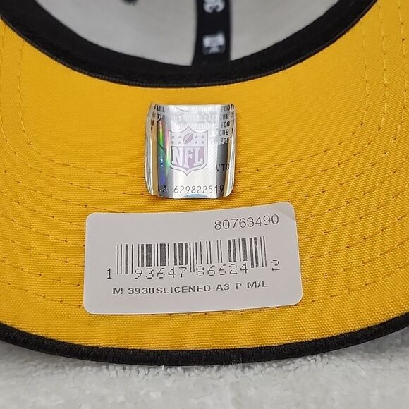 New Era 39Thirty Pittsburgh Steelers SCUBA Stretchfit Hats - New - Picture 7 of 9